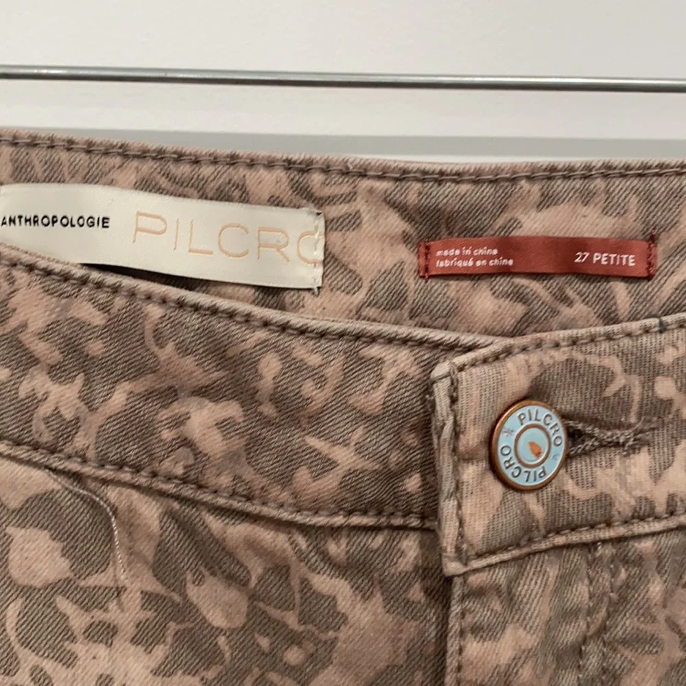 Final Sale 👀 No More Low Offers PILCRO FLOCKED HIGH-RISE LEGGINGS Size 27 Petite - Picture 12 of 14